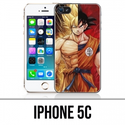 Custodia per iPhone 5C: Dragon Ball Goku Super Saiyan