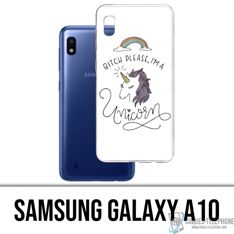 Samsung Galaxy A10 Custodia - Stronza per favore Unicorno Unicorno Unicorno