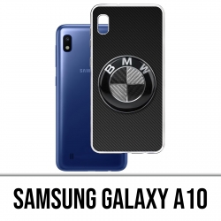 Samsung Galaxy A10 Custodia - Logo Bmw Carbonio