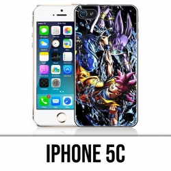 Funda iPhone 5C - Dragon Ball Goku Vs Beerus