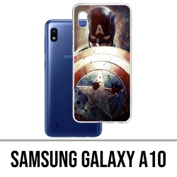 Coque Samsung Galaxy A10 - Captain America Grunge Avengers