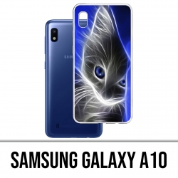 Coque Samsung Galaxy A10 - Chat Blue Eyes
