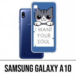 Case Samsung Galaxy A10 - Chat I want your Soul