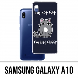 Coque Samsung Galaxy A10 - Chat Not Fat Just Fluffy