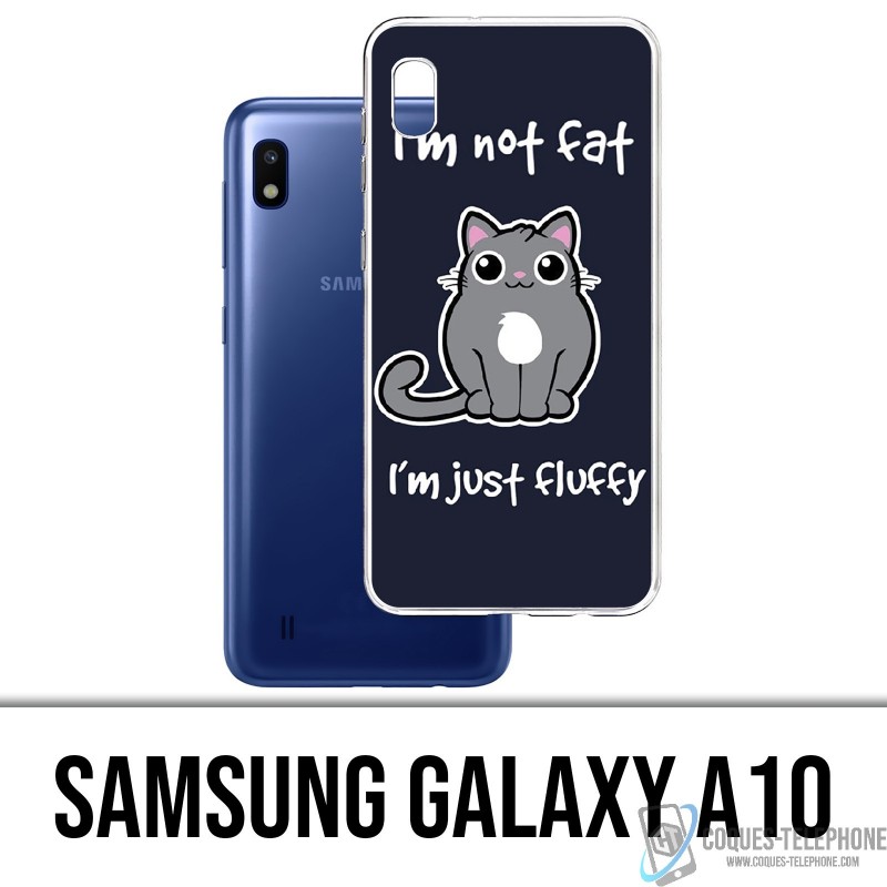 Coque Samsung Galaxy A10 - Chat Not Fat Just Fluffy