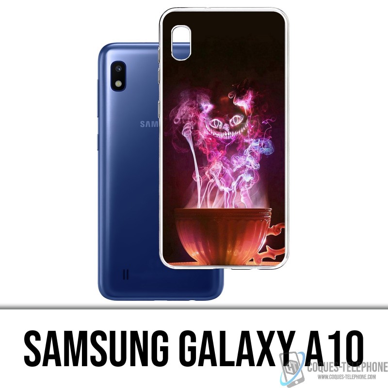 Coque Samsung Galaxy A10 - Chat Tasse Alice Au Pays Des Merveilles