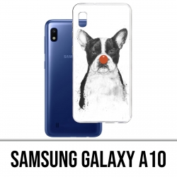 Samsung Galaxy A10 Custodia - Bulldog Dog Clown