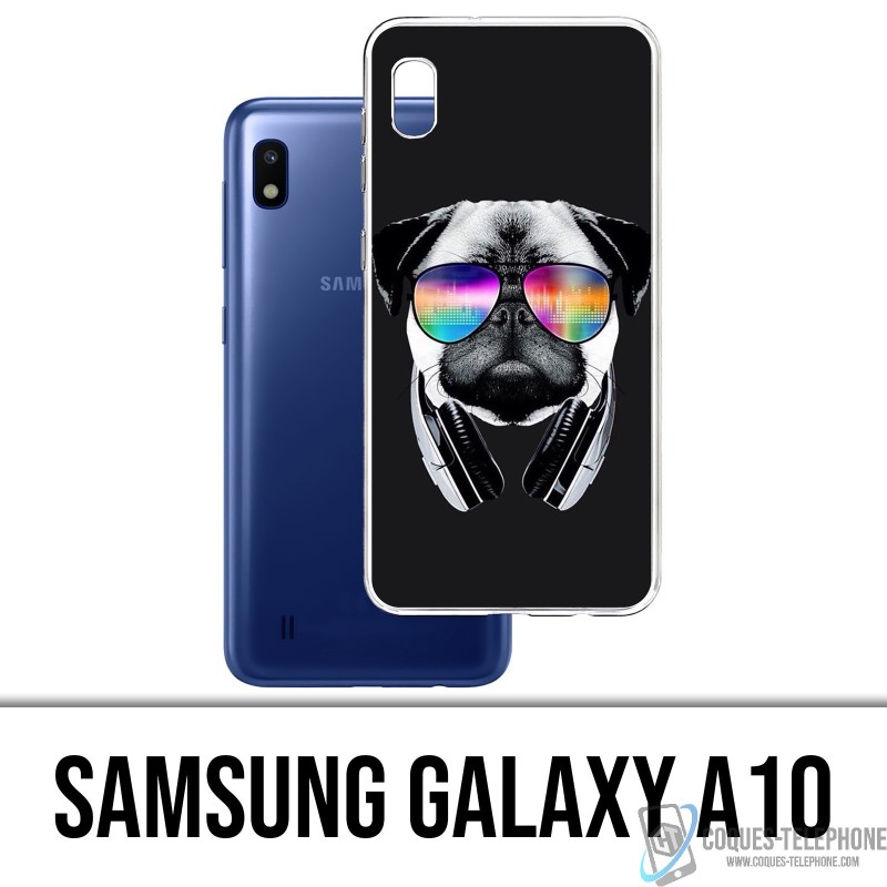 Samsung Galaxy A10 Case - Pug Dog Dj