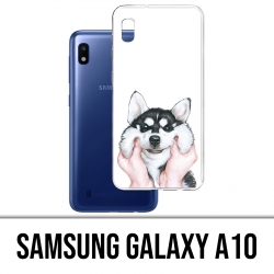 Samsung Galaxy A10 Case - Husky Cheek Dog