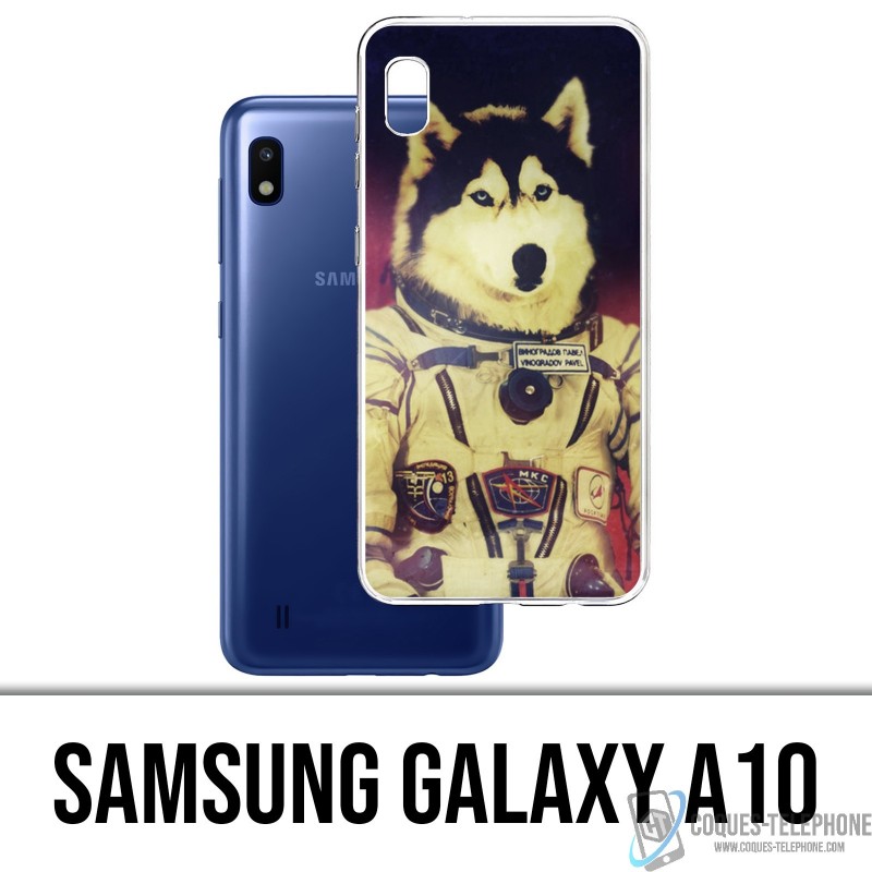 Coque Samsung Galaxy A10 - Chien Jusky Astronaute