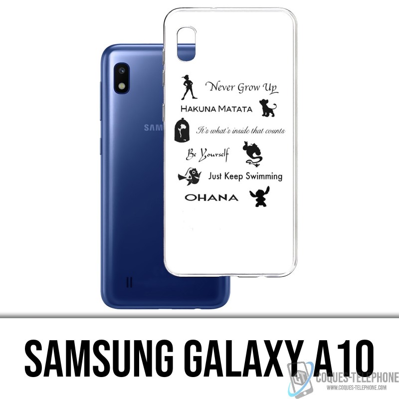 Case Samsung Galaxy A10 - Disney-Zitate
