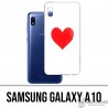 Samsung Galaxy A10 Custodia - Cuore rosso