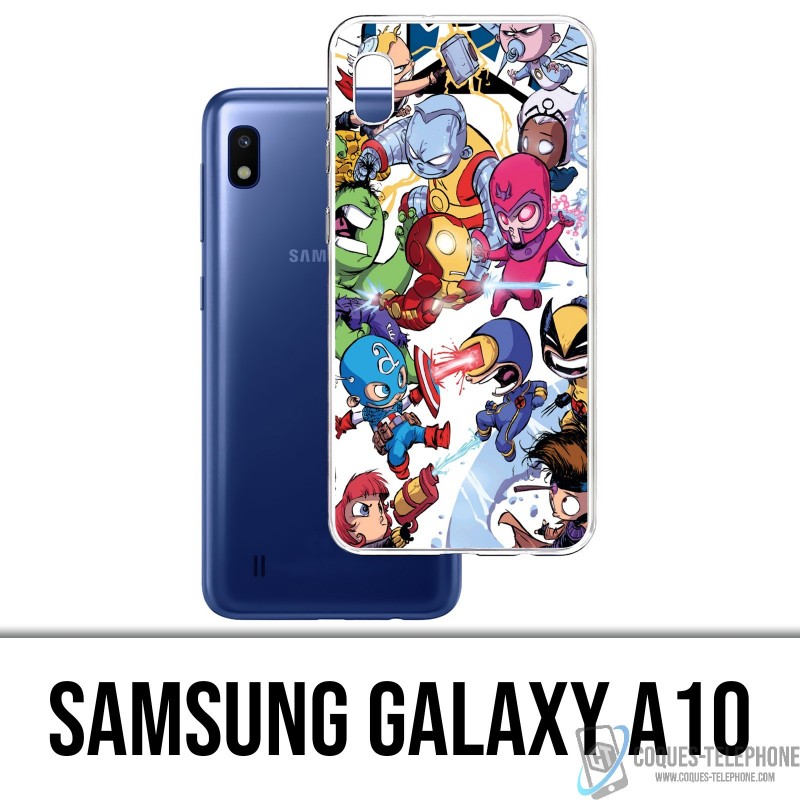 Coque Samsung Galaxy A10 - Cute Marvel Heroes