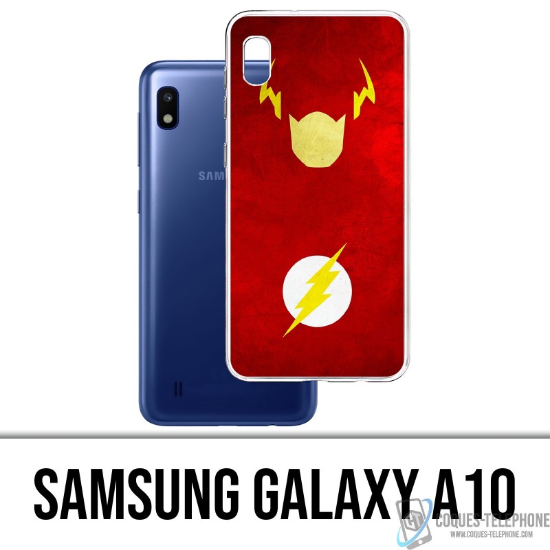 Coque Samsung Galaxy A10 - Dc Comics Flash Art Design