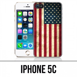 Custodia per iPhone 5C - Bandiera USA