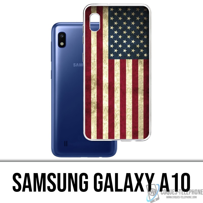 Coque Samsung Galaxy A10 - Drapeau Usa
