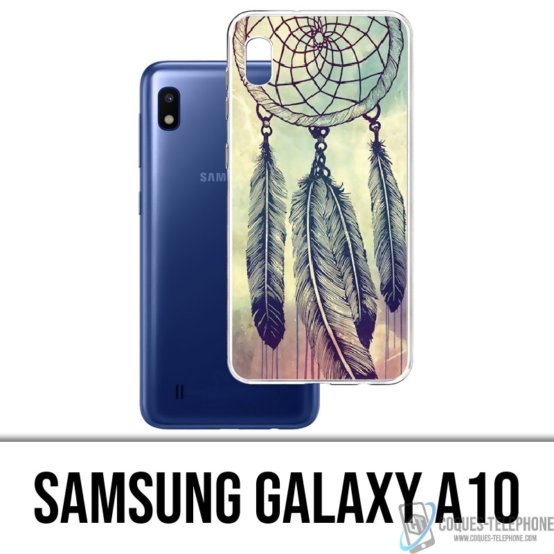 Samsung Galaxy A10 Case - Traumfänger-Federn