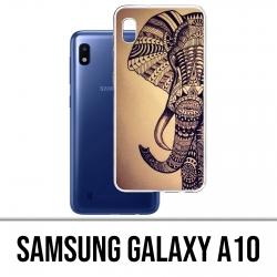 Samsung Galaxy A10 Case - Vintage Aztec Elephant