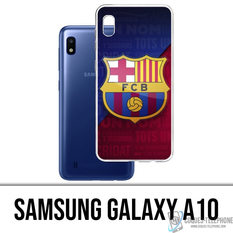 Funda Samsung Galaxy A10 - Logotipo del Fútbol Fc Barcelona