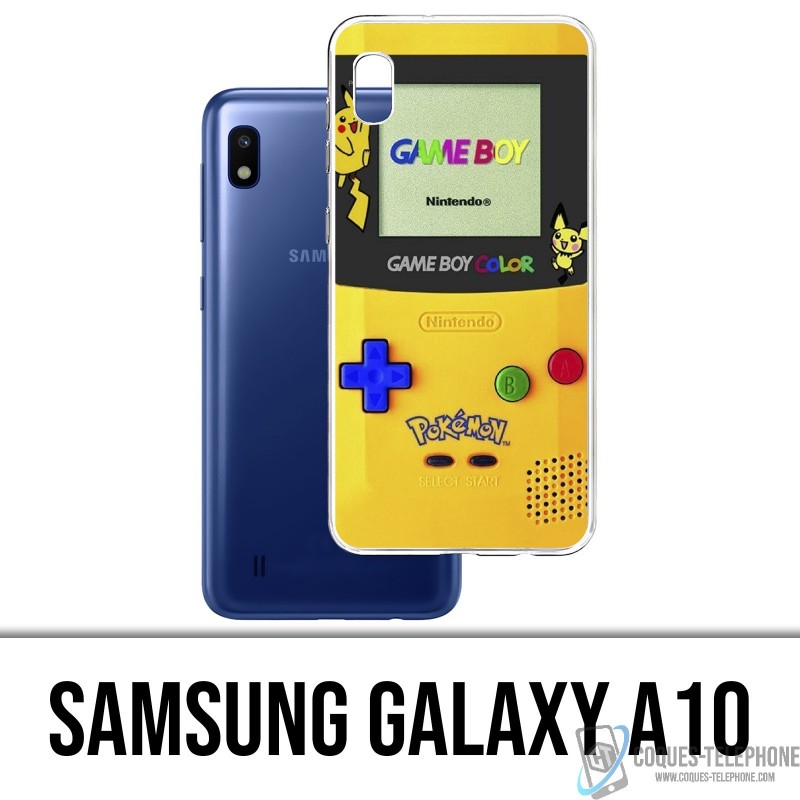 Coque Samsung Galaxy A10 - Game Boy Color Pikachu Jaune Pokémon