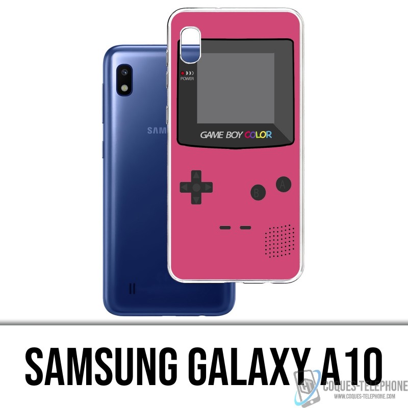 Coque Samsung Galaxy A10 - Game Boy Color Rose