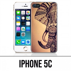 Funda iPhone 5C - Elefante azteca vintage