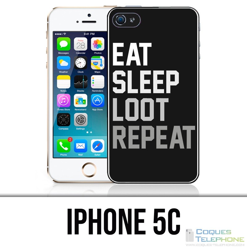 Funda iPhone 5C - Eat Sleep Loot Repeat