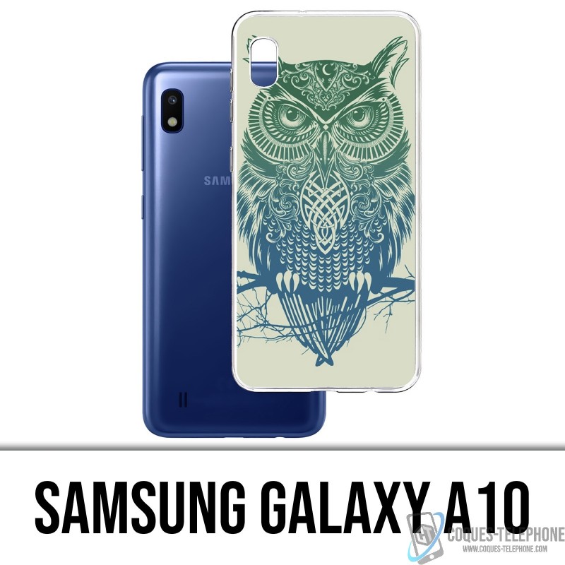 Coque Samsung Galaxy A10 - Hibou Abstrait