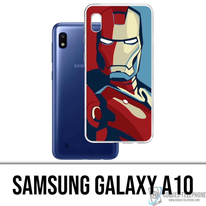 Coque Samsung Galaxy A10 - Iron Man Design Affiche