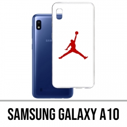 Case Samsung Galaxy A10 - Jordanien Basketball-Logo weiß