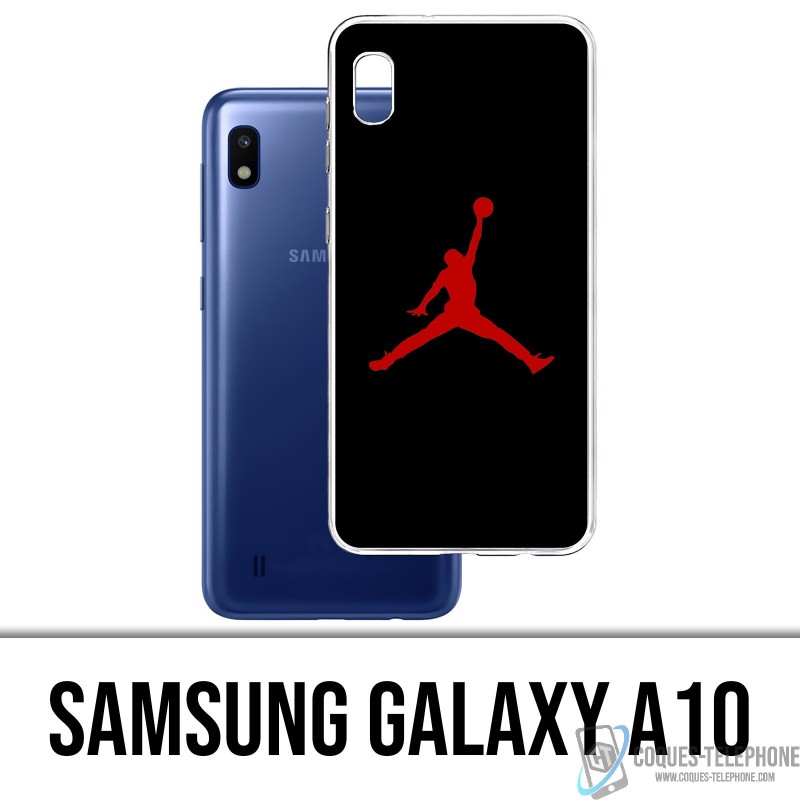Coque Samsung Galaxy A10 - Jordan Basketball Logo Noir