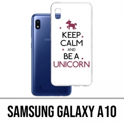 Coque Samsung Galaxy A10 - Keep Calm Unicorn Licorne