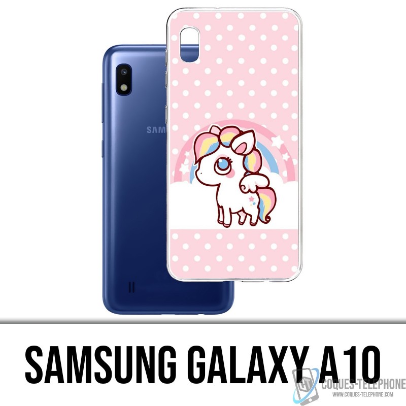Samsung Galaxy A10 Custodia - Unicorn Kawaii