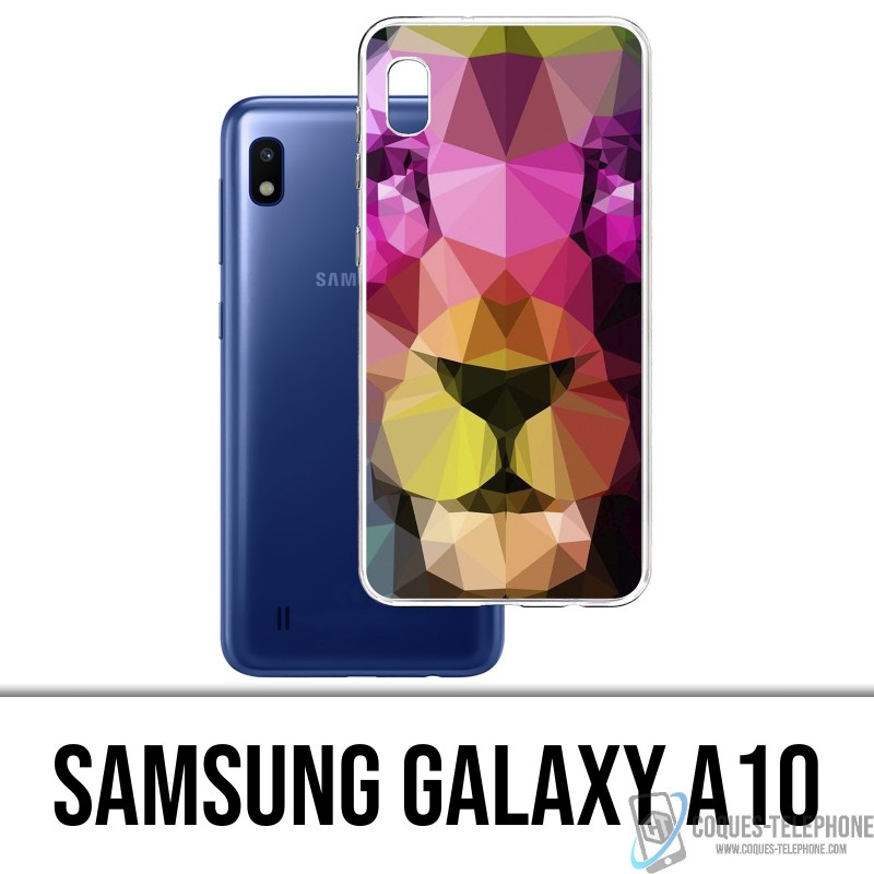 Coque Samsung Galaxy A10 - Lion Geometrique