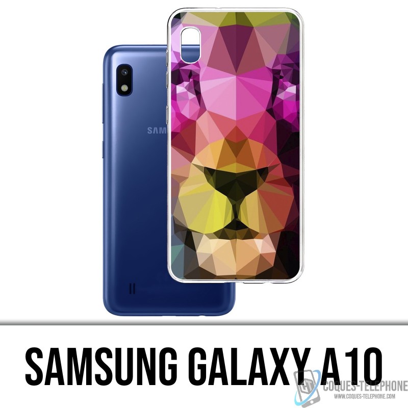 Samsung Galaxy A10 Hülle - Geometrischer Löwe