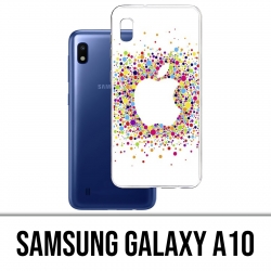 Samsung Galaxy A10 Case - mehrfarbiges Apple-Logo