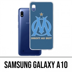 Coque Samsung Galaxy A10 - Logo Om Marseille Big Fond Bleu