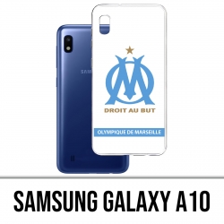 Samsung Galaxy A10 Custodia - Om Marsiglia Logo Bianco