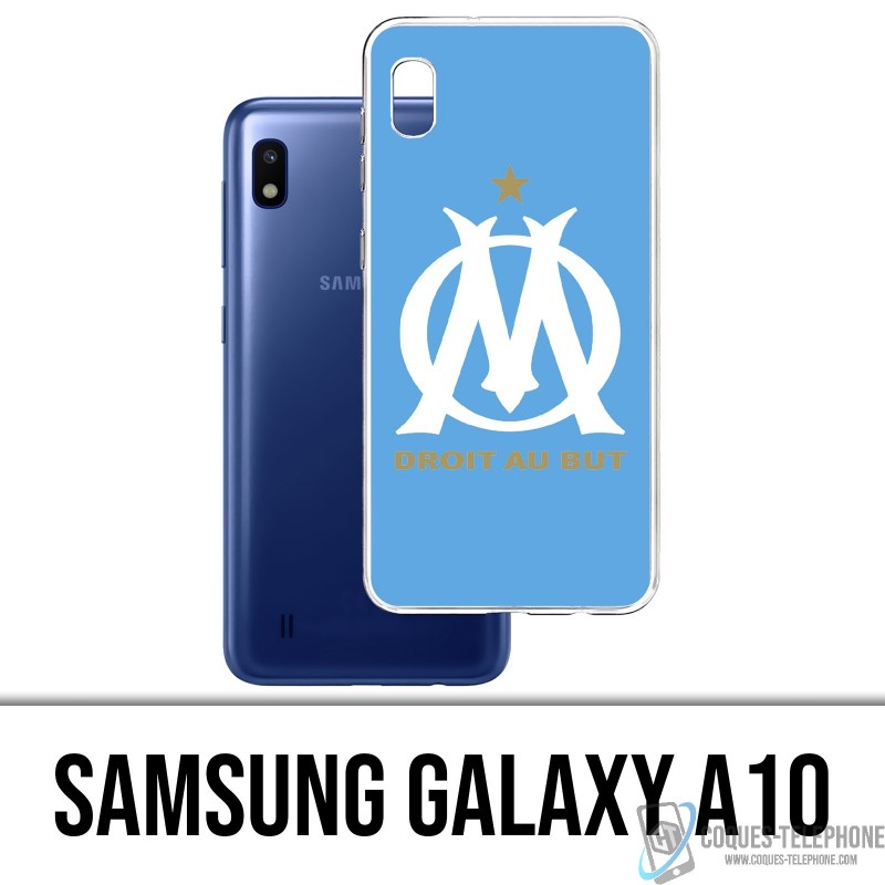 Coque Samsung Galaxy A10 - Logo Om Marseille Bleu