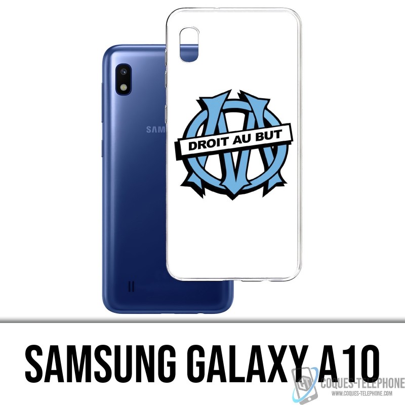Coque Samsung Galaxy A10 - Logo Om Marseille Droit Au But