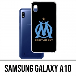 Coque Samsung Galaxy A10 - Logo Om Marseille Noir
