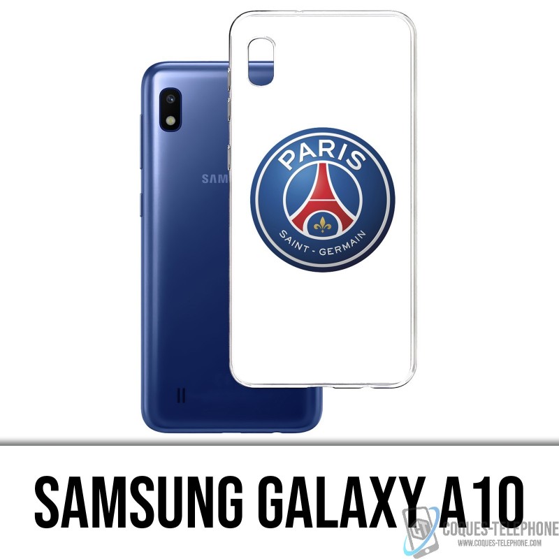 Samsung Galaxy A10 Custodia - Logo Psg sfondo bianco