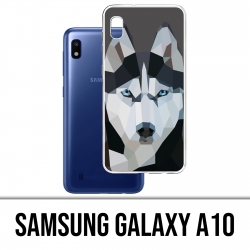 Coque Samsung Galaxy A10 - Loup Husky Origami