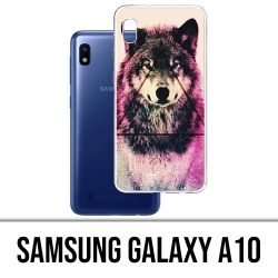 Coque Samsung Galaxy A10 - Loup Triangle