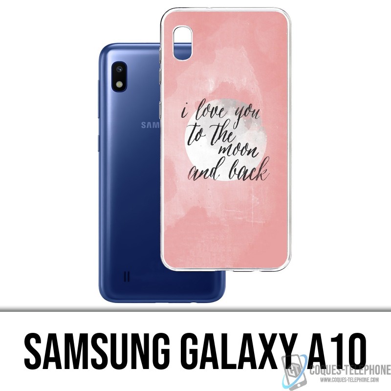 Samsung Galaxy A10 Case - Love Message Moon Back