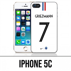 Coque iPhone 5C - Football France Maillot Griezmann