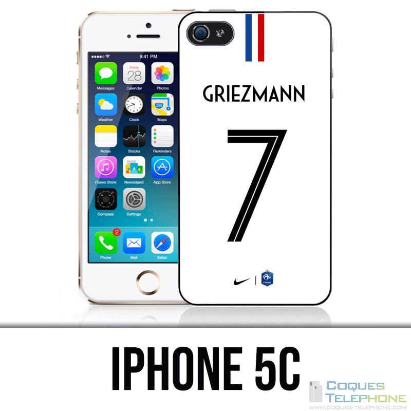 Funda iPhone 5C - Camiseta Football France Griezmann