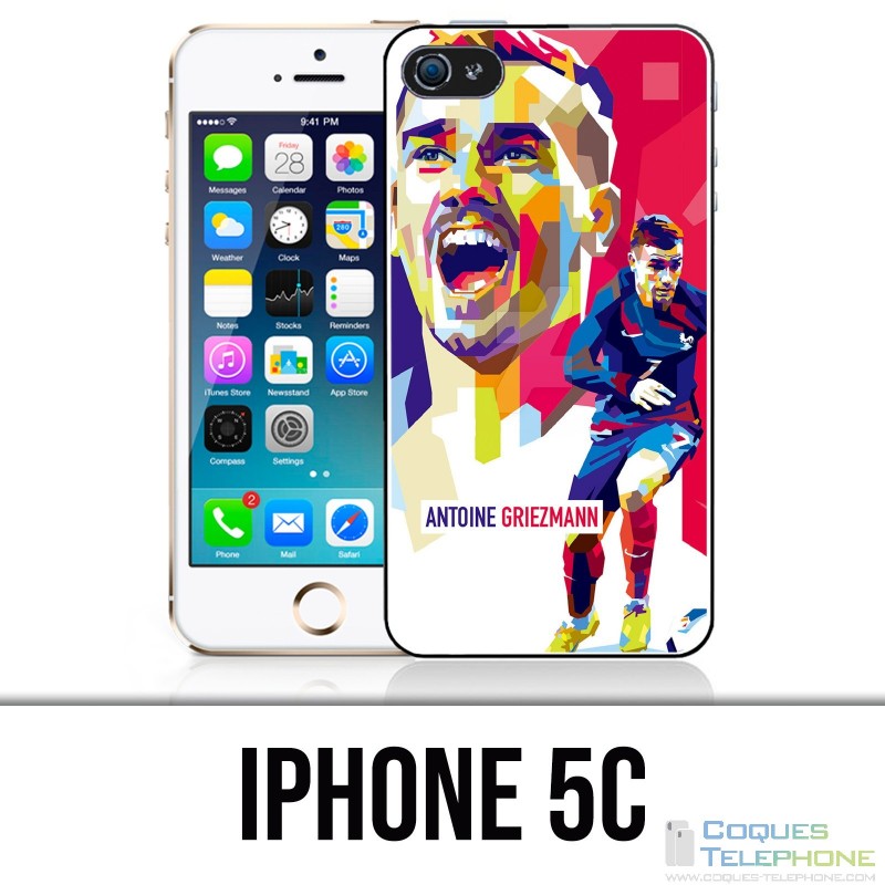 Coque iPhone 5C - Football Griezmann