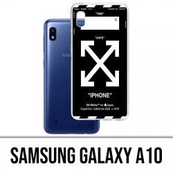 Coque Samsung Galaxy A10 - Off White Noir