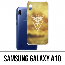 Case Samsung Galaxy A10 - Pokémon Go Team Grunge Gelb